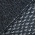 Sciarpa scaldacollo con asola in 100% Cashmere, con pattern virgola grigio. Morbida, versatile e facile da indossare.