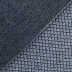 Sciarpa scaldacollo Jacquard double-face grigio con asola in 100% Cashmere beige. Morbida, versatile e facile da indossare.